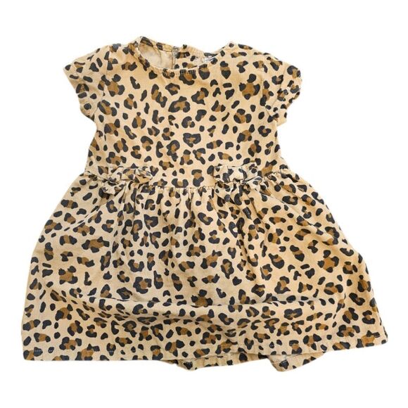 CARTER'S Ribbed Leopard Dress - Size 12 Months - Picture 1 of 7